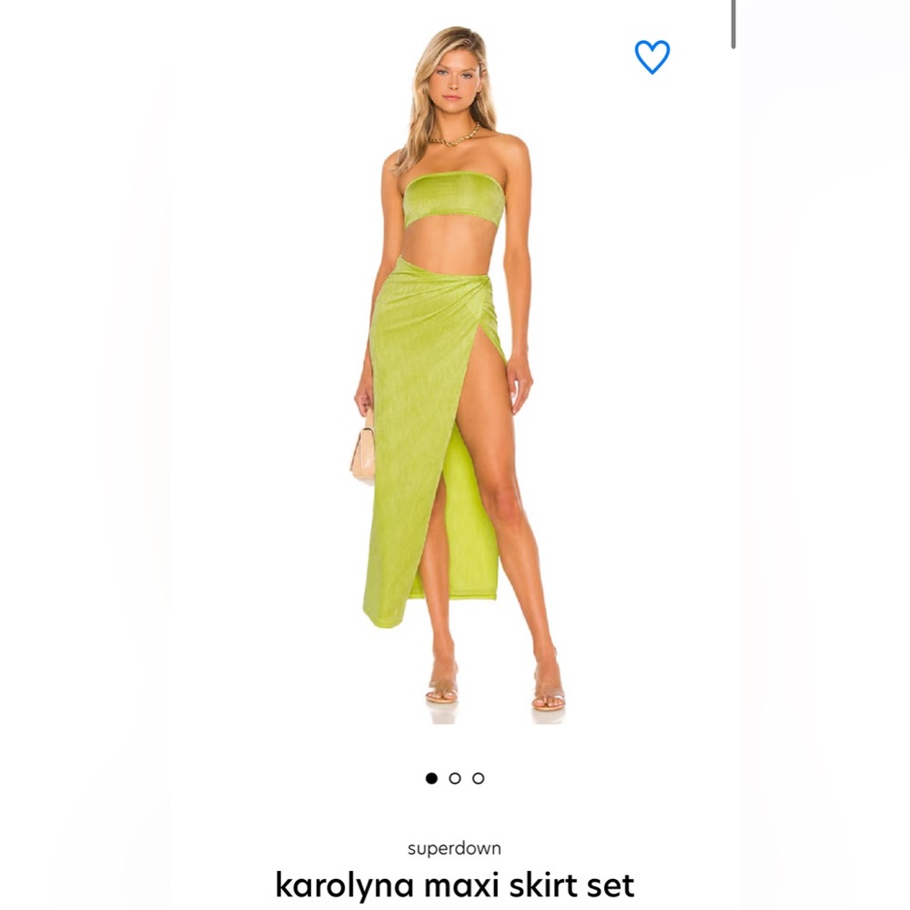 Superdown karolyna maxi skirt set